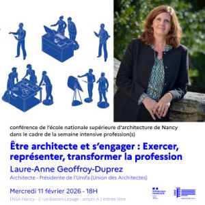 Être architecte et s'engager : exercer, représenter, transformer la profession 